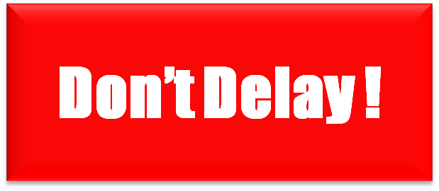 Dont Delay Red